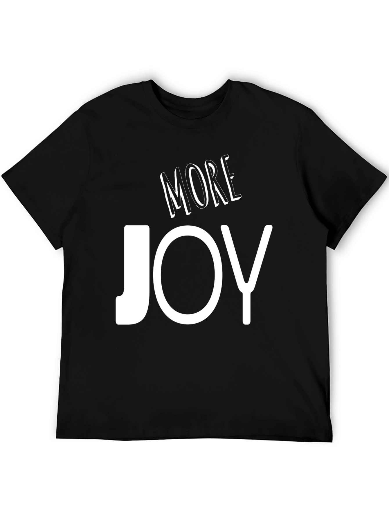 More Joy Black Graphic T-Shirt