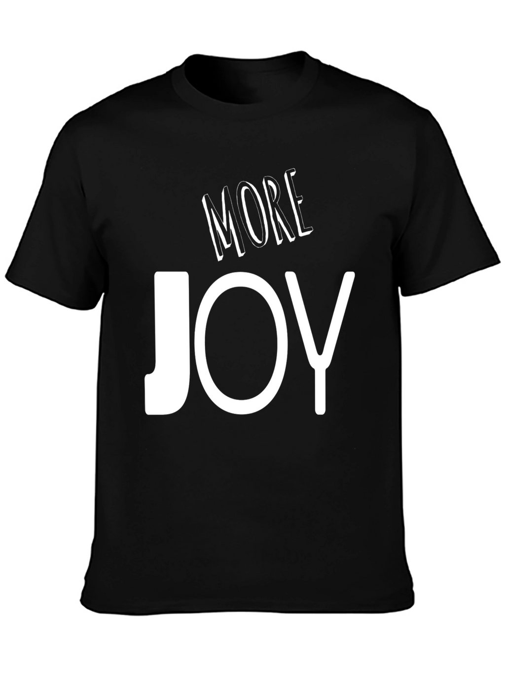 More Joy Black Graphic T-Shirt