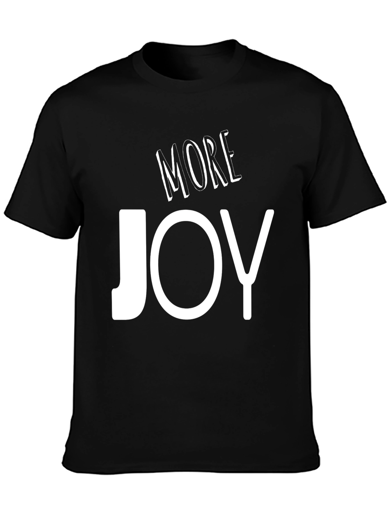 More Joy Black Graphic T-Shirt