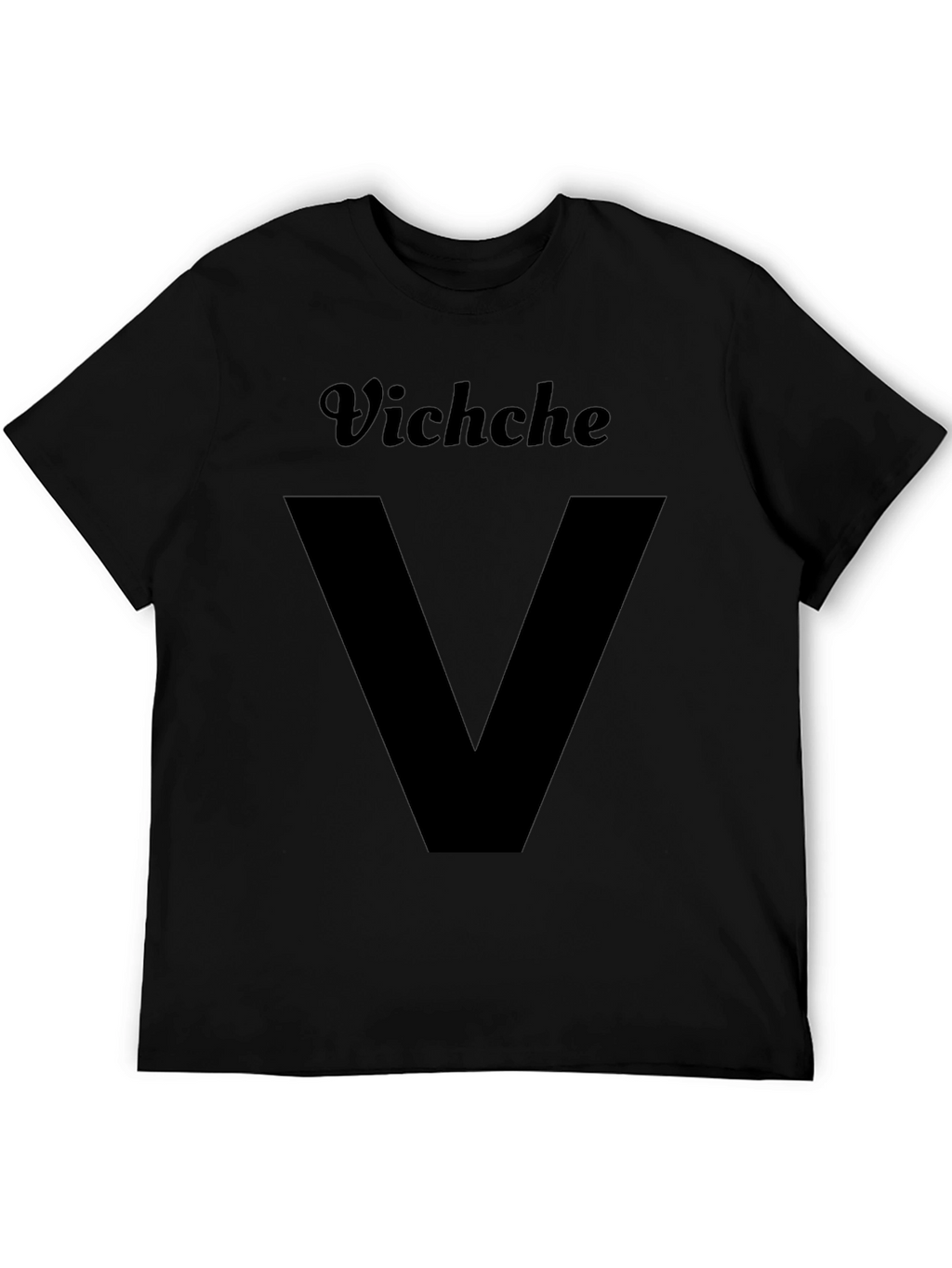 Vichche V Graphic T-Shirt - Black