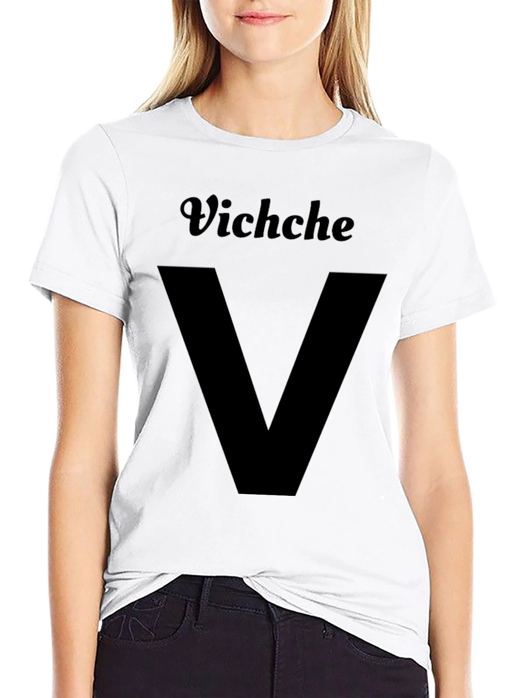 Vichche V Graphic T-Shirt - Black