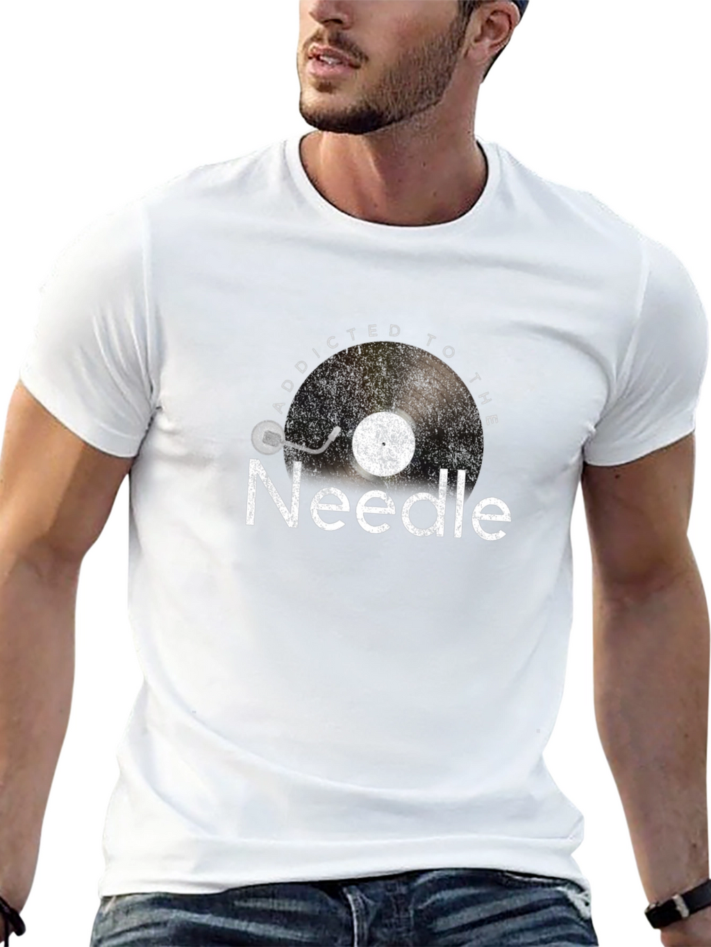 Addicted to the Needle Record T-Shirt