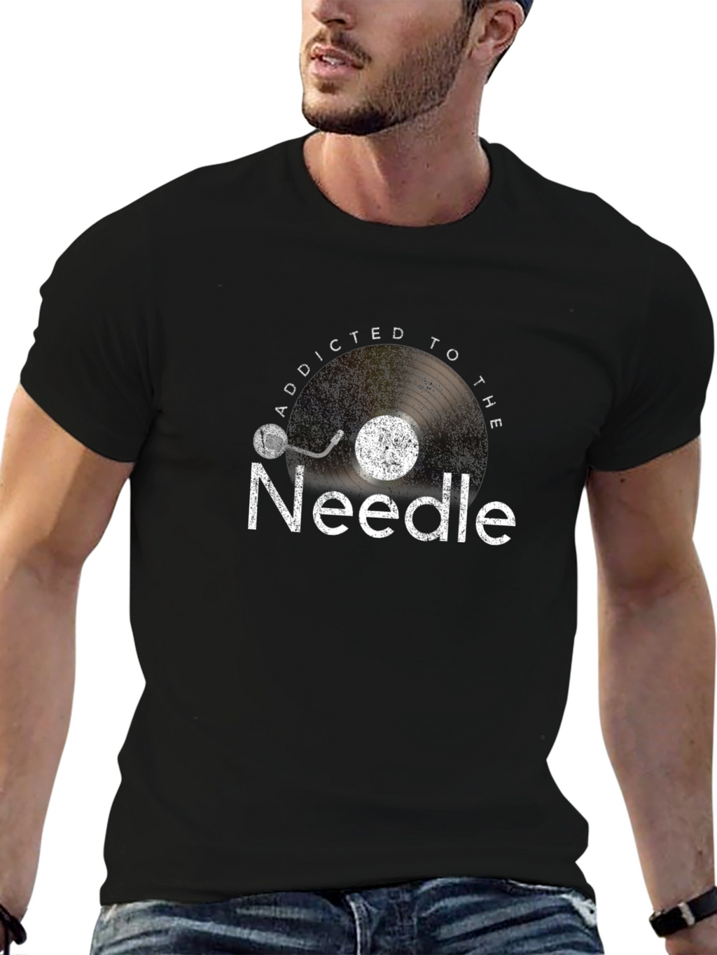 Addicted to the Needle Record T-Shirt