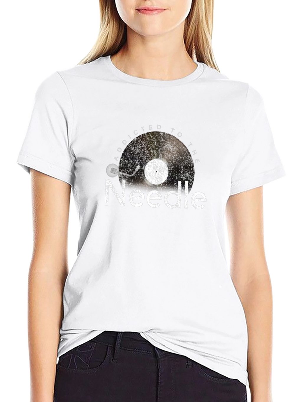 Addicted to the Needle Record T-Shirt