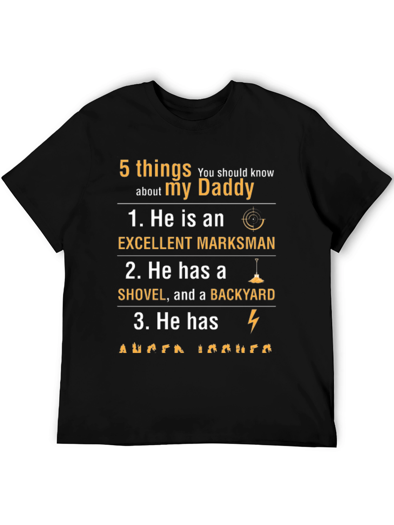 5 Things About My Daddy T-Shirt