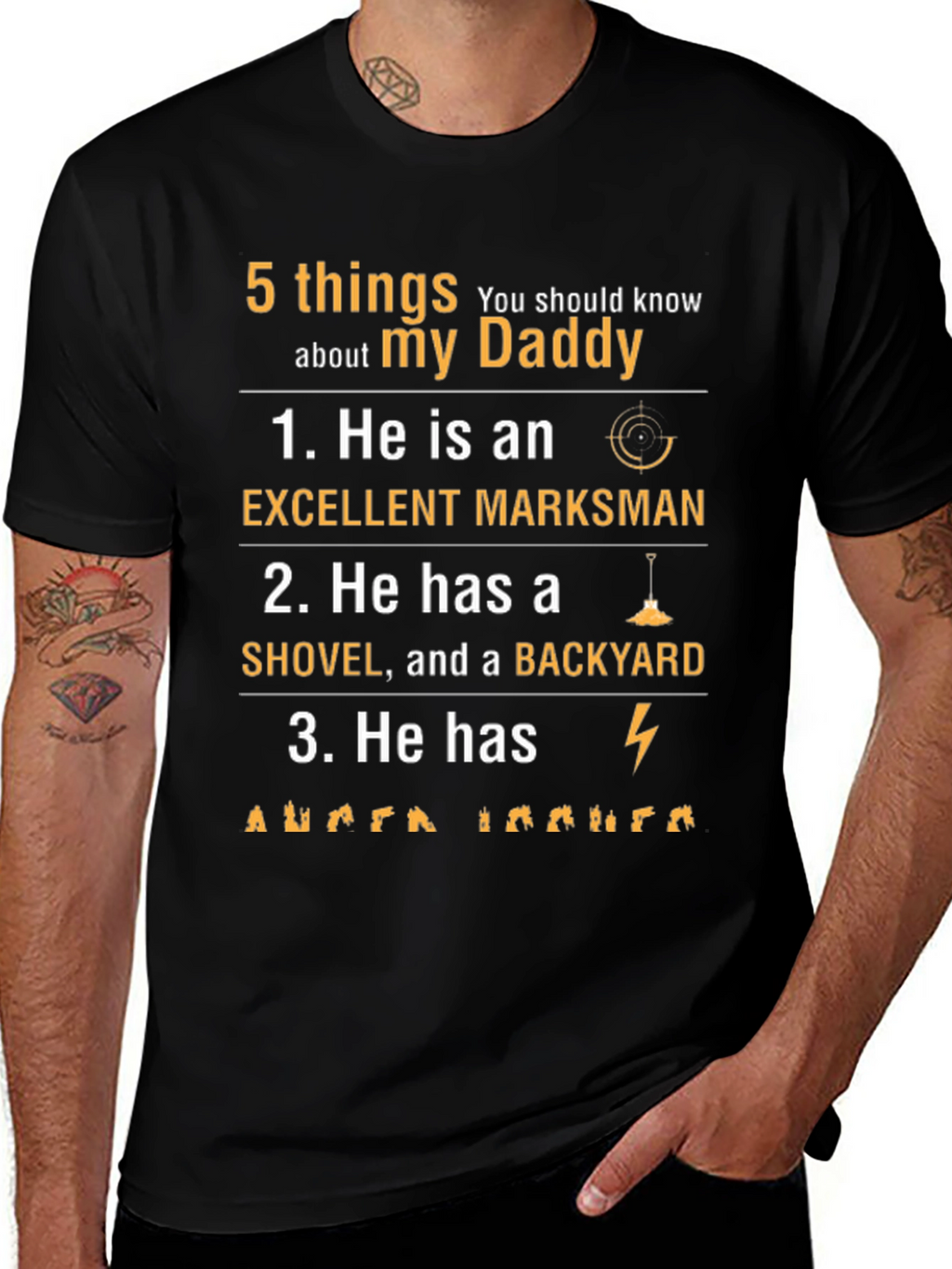 5 Things About My Daddy T-Shirt