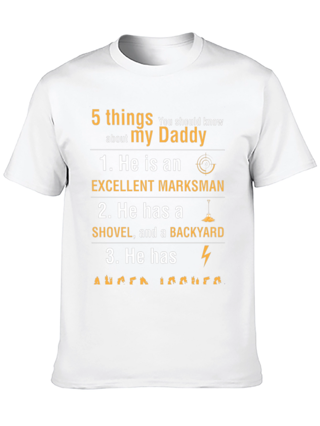 5 Things About My Daddy T-Shirt