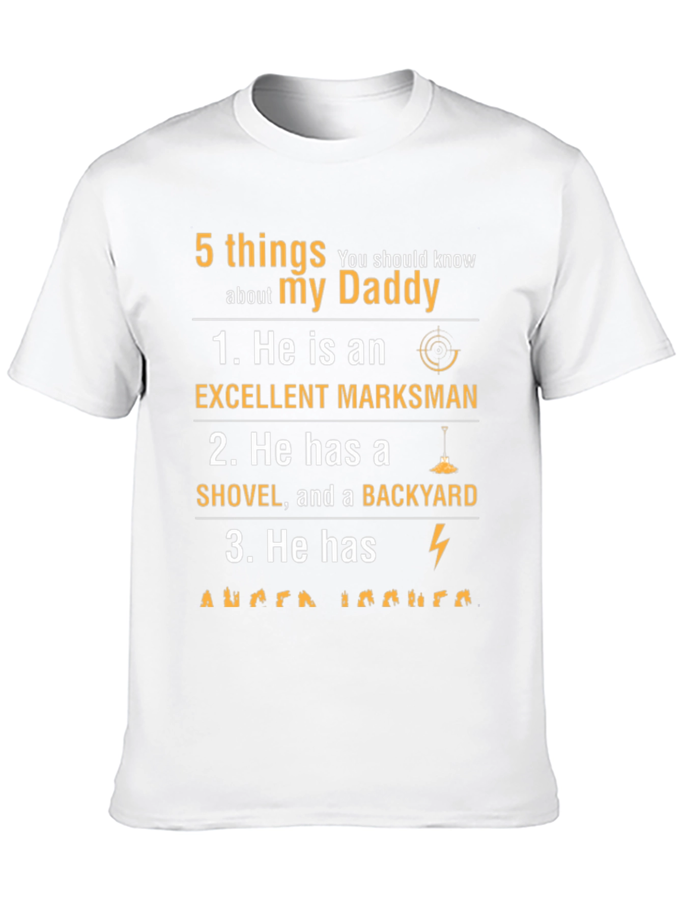 5 Things About My Daddy T-Shirt