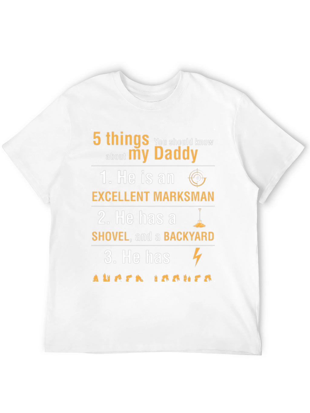 5 Things About My Daddy T-Shirt