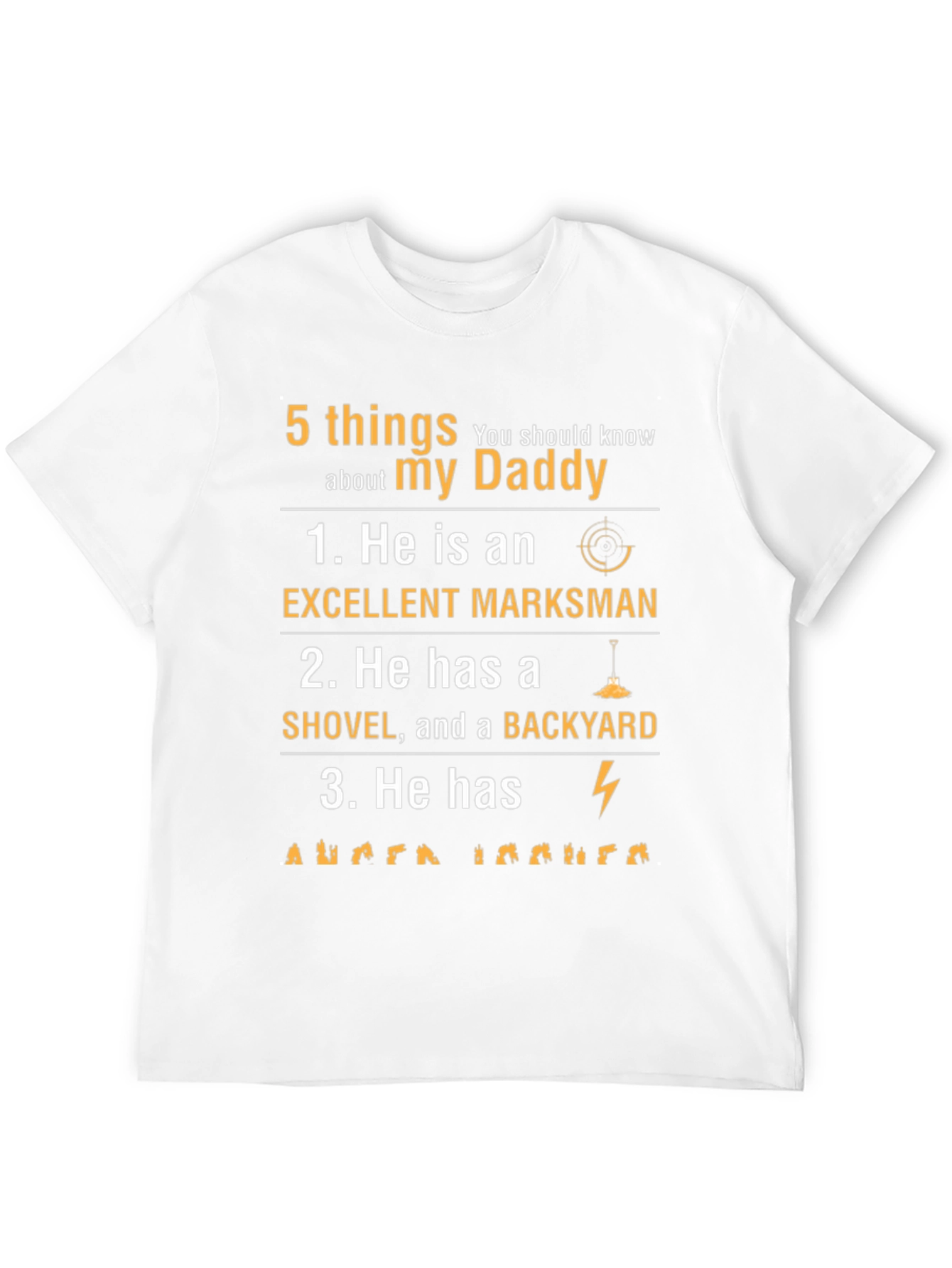 5 Things About My Daddy T-Shirt