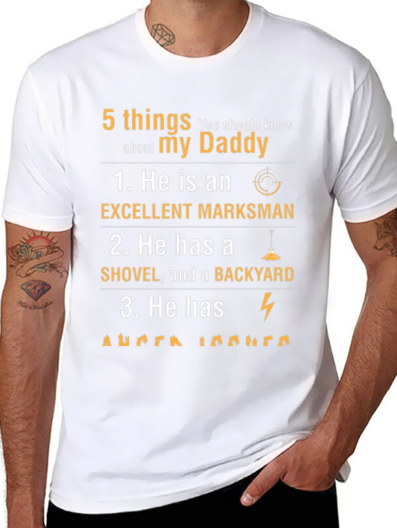 5 Things About My Daddy T-Shirt