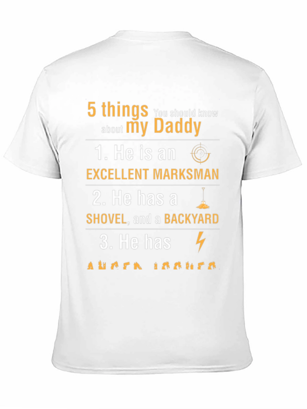 5 Things About My Daddy T-Shirt