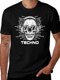 Techno Skull Graphic T-Shirt