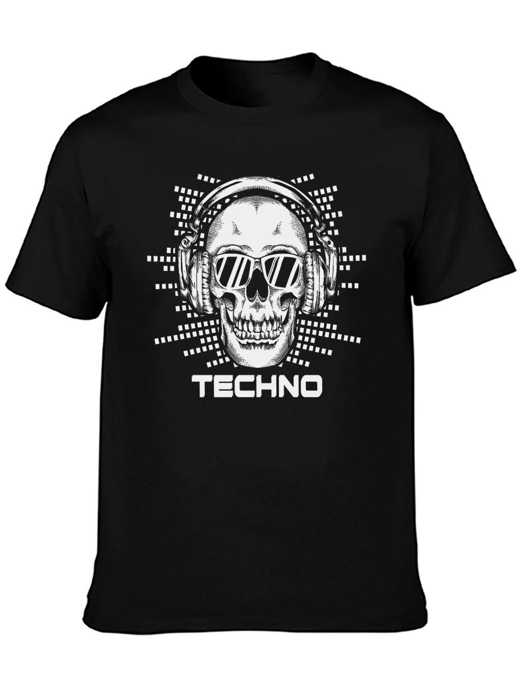 Techno Skull Graphic T-Shirt