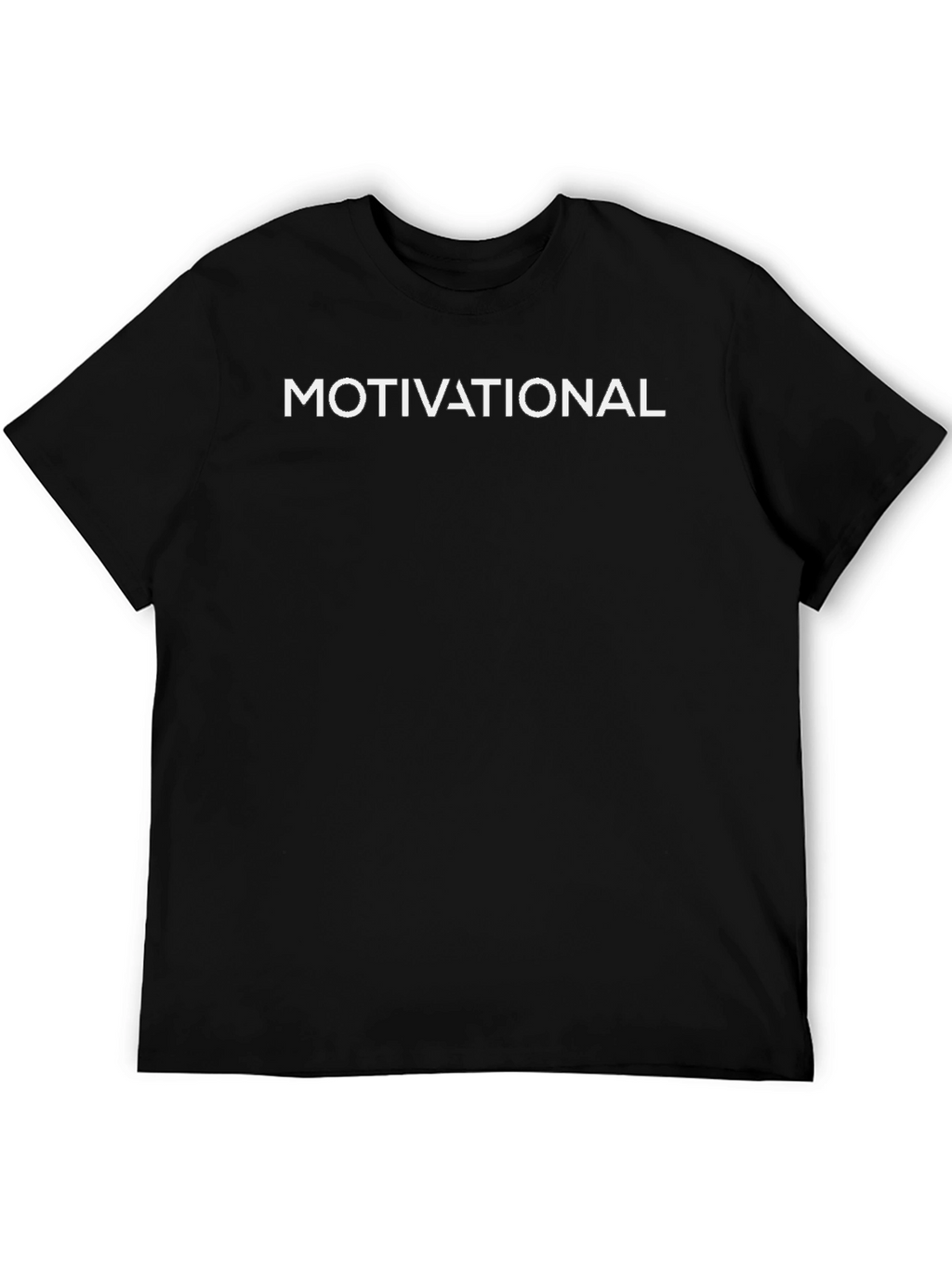 Motivational Graphic Tee - Black
