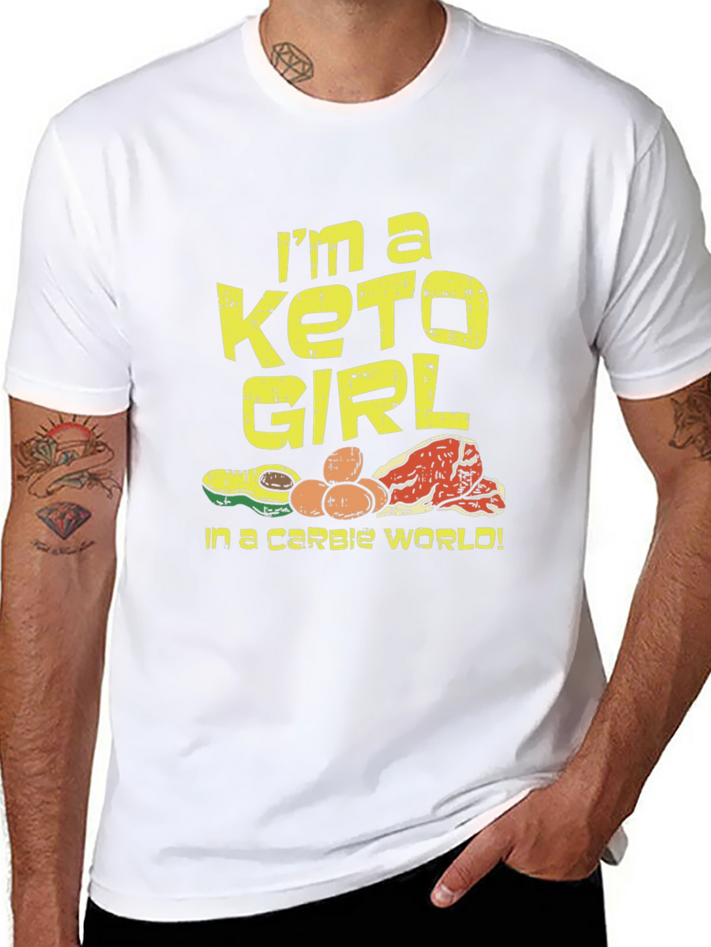Keto Girl T-Shirt: Low Carb Lifestyle Apparel