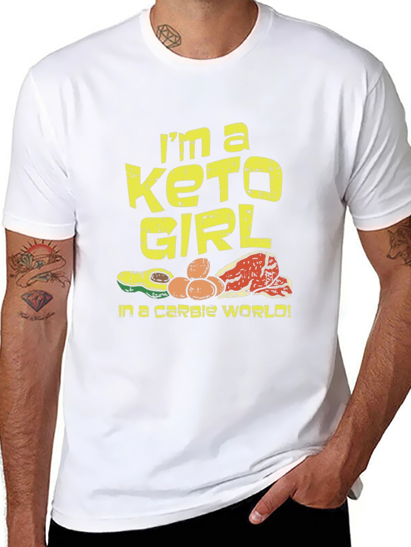 Keto Girl T-Shirt: Low Carb Lifestyle Apparel