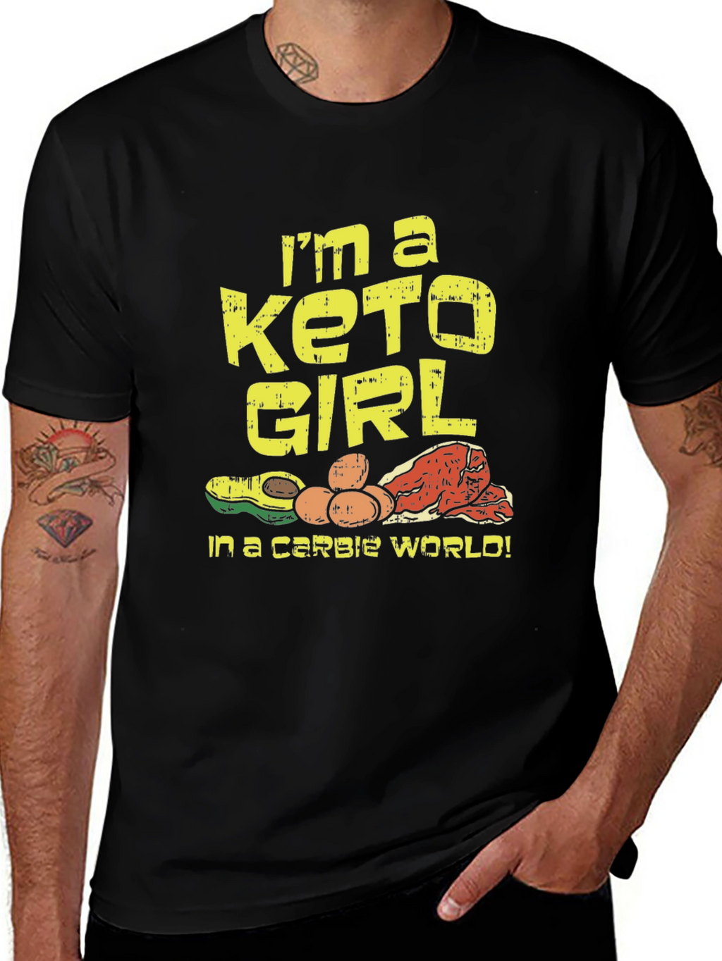 Keto Girl T-Shirt: Low Carb Lifestyle Apparel