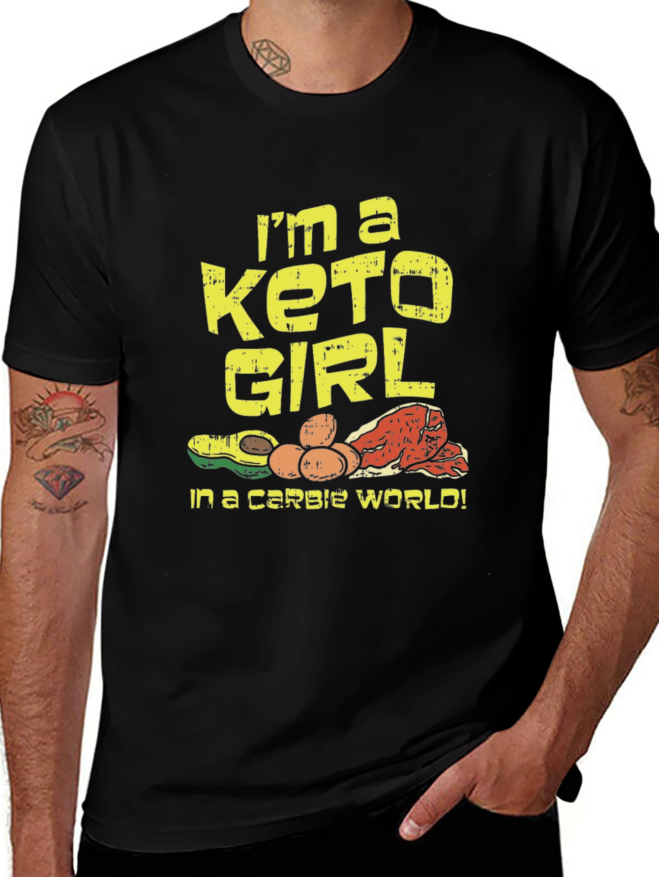 Keto Girl T-Shirt: Low Carb Lifestyle Apparel