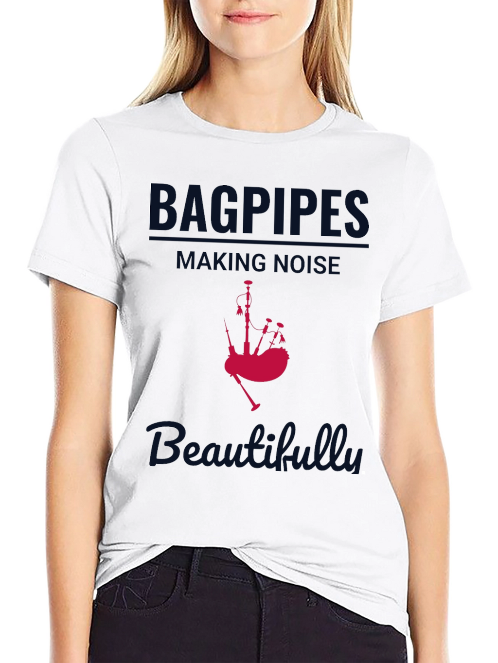 Bagpipes Making Noise Beautifully T-Shirt