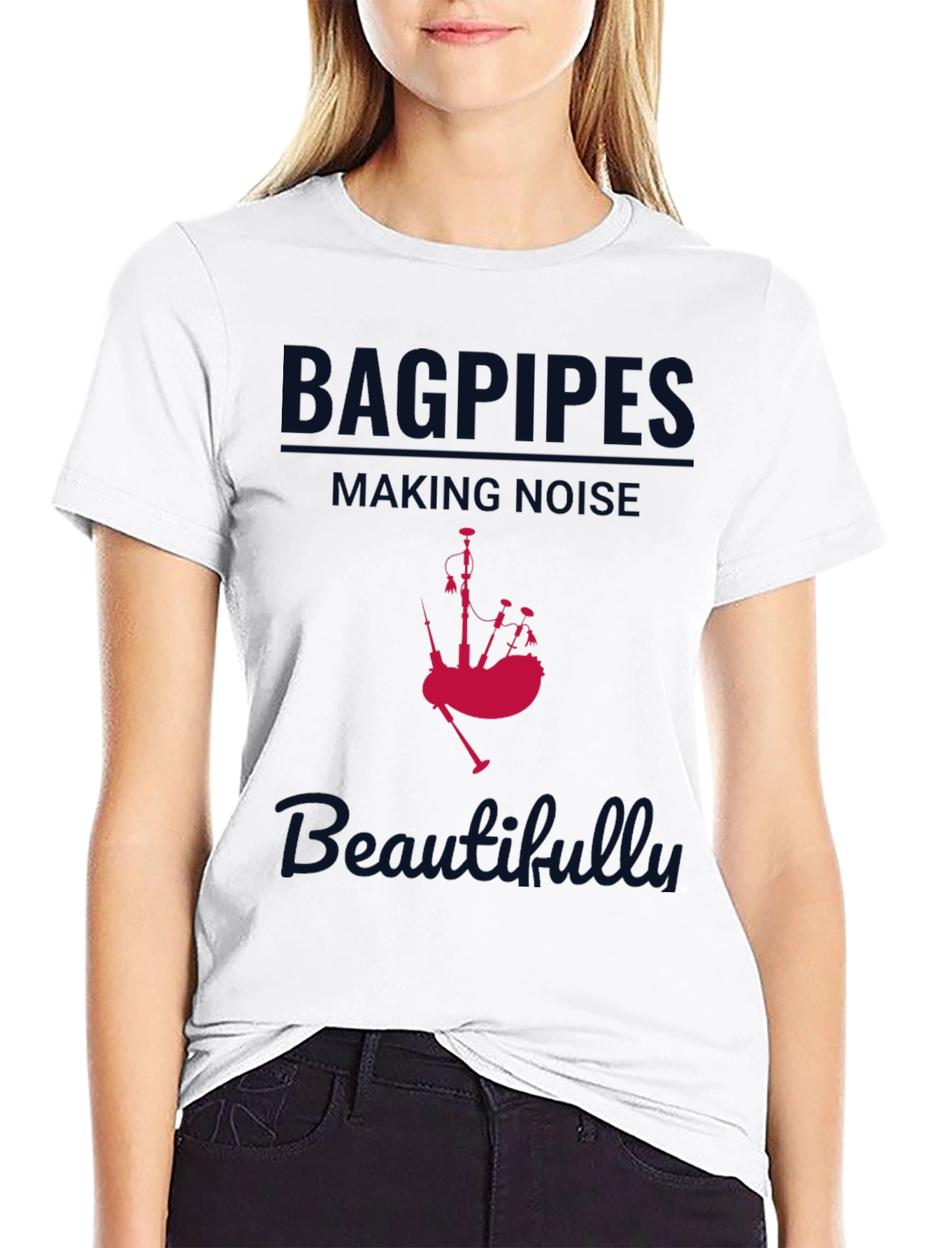 Bagpipes Making Noise Beautifully T-Shirt