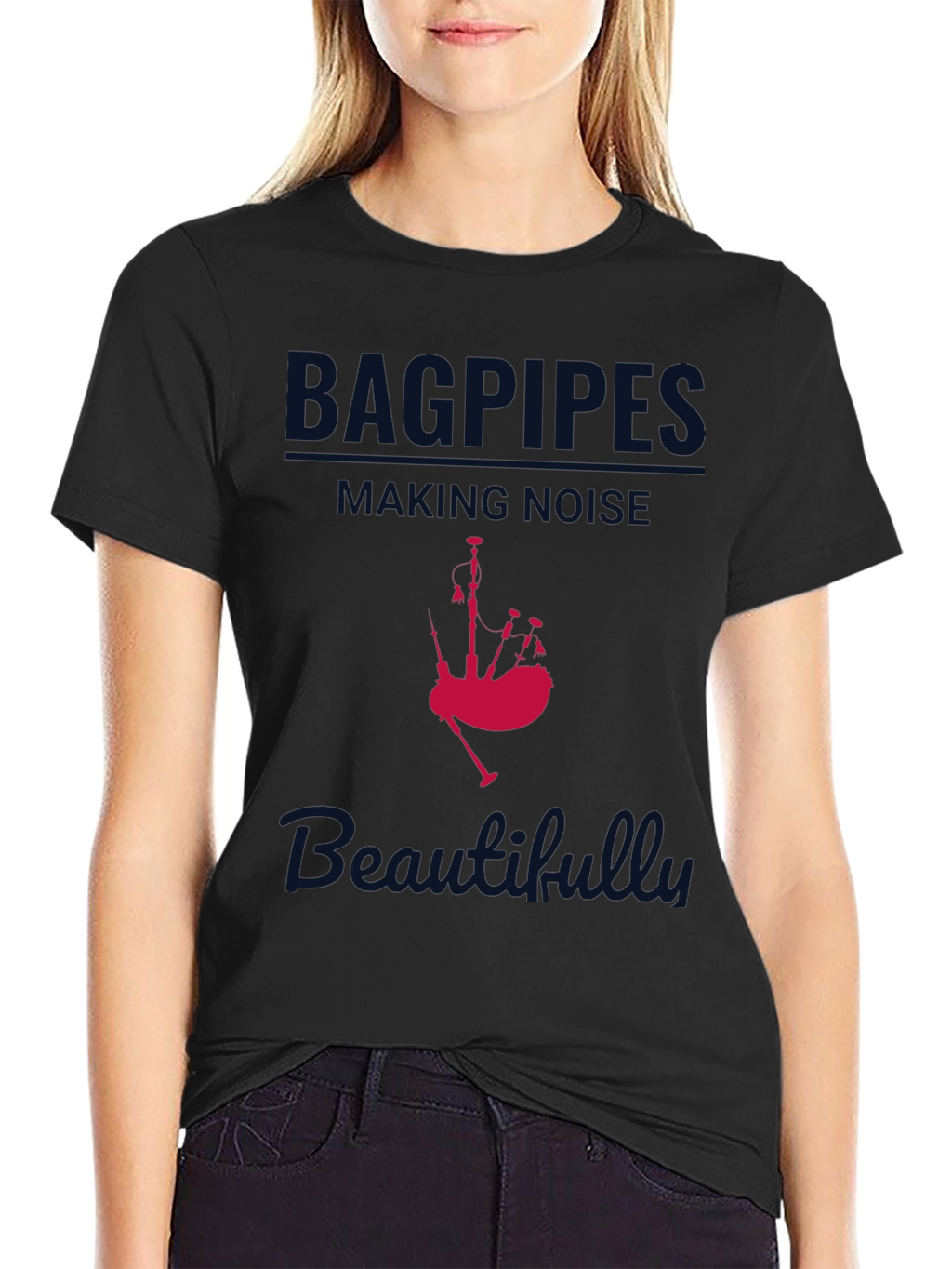 Bagpipes Making Noise Beautifully T-Shirt