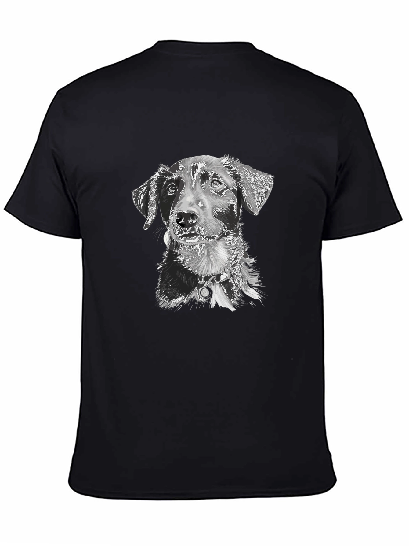 Dog Graphic Print Tee