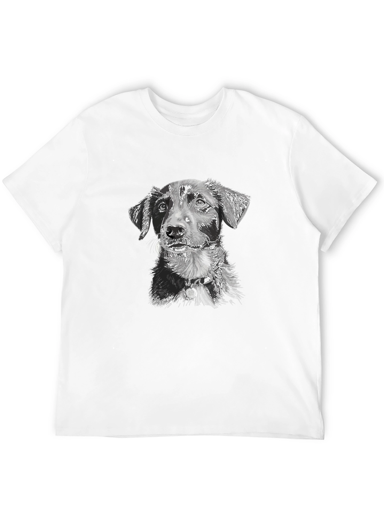 Dog Graphic Print Tee