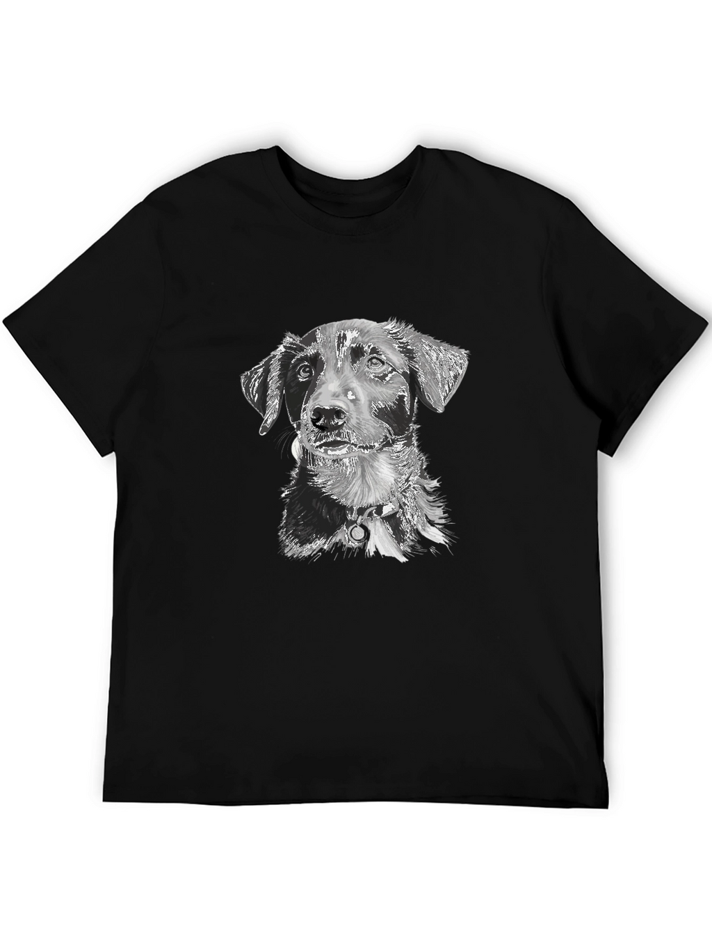 Dog Graphic Print Tee