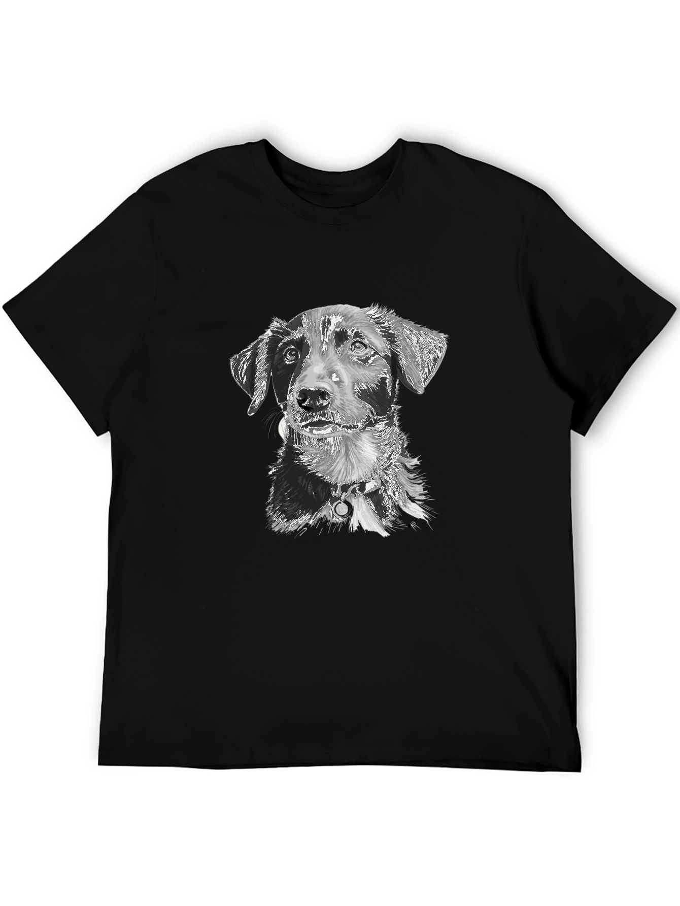 Dog Graphic Print Tee