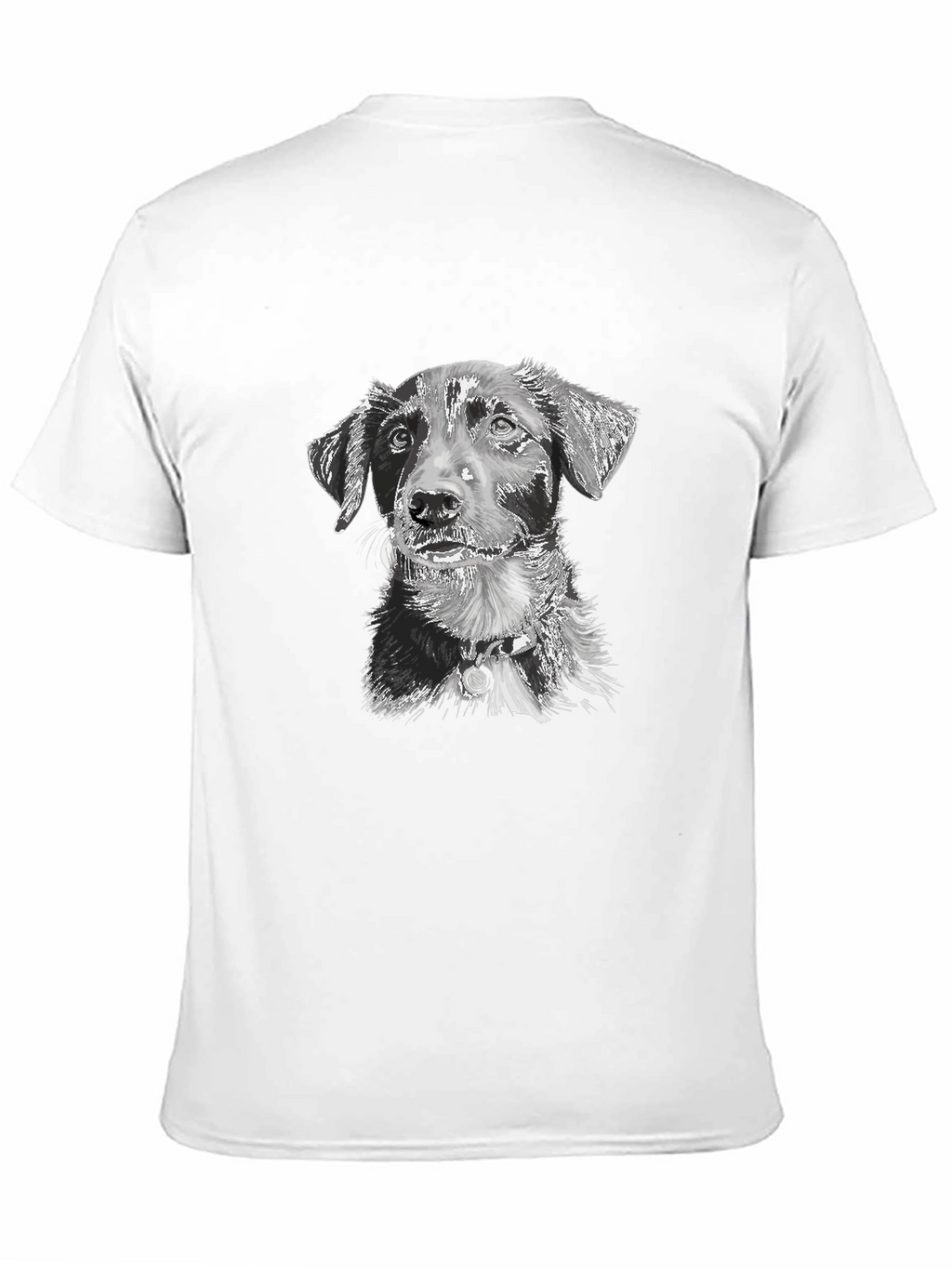 Dog Graphic Print Tee