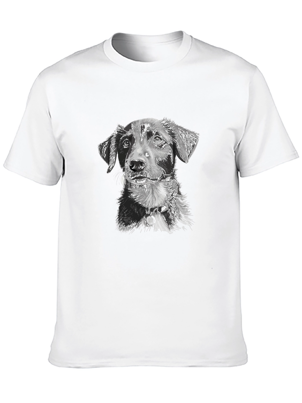 Dog Graphic Print Tee