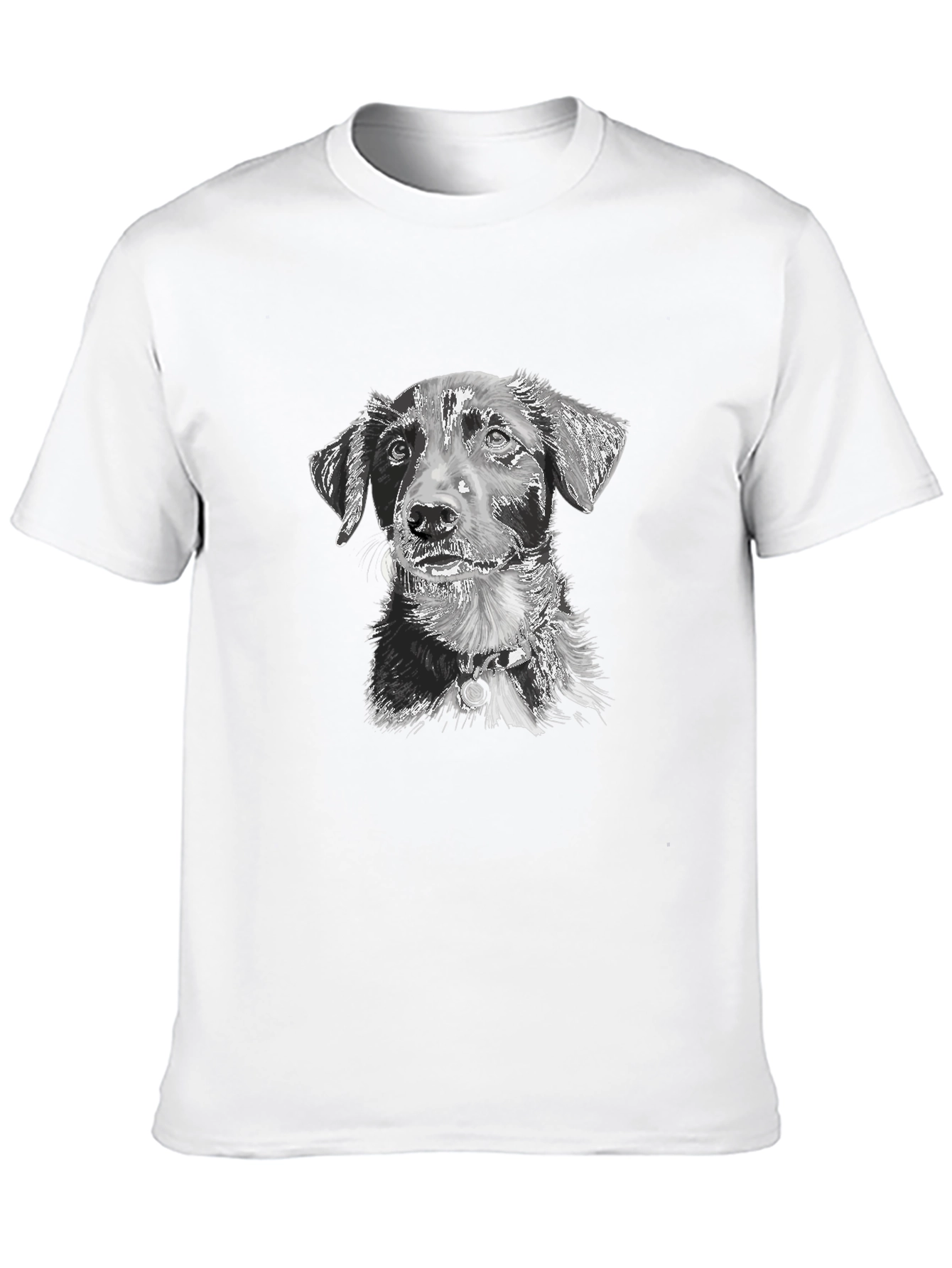 Dog Graphic Print Tee