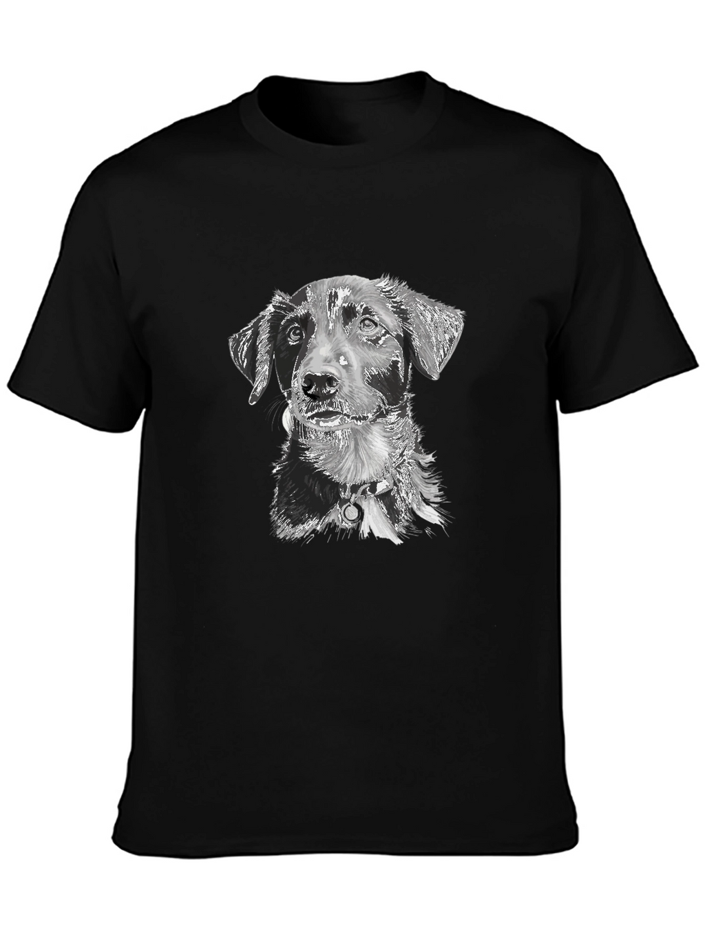 Dog Graphic Print Tee