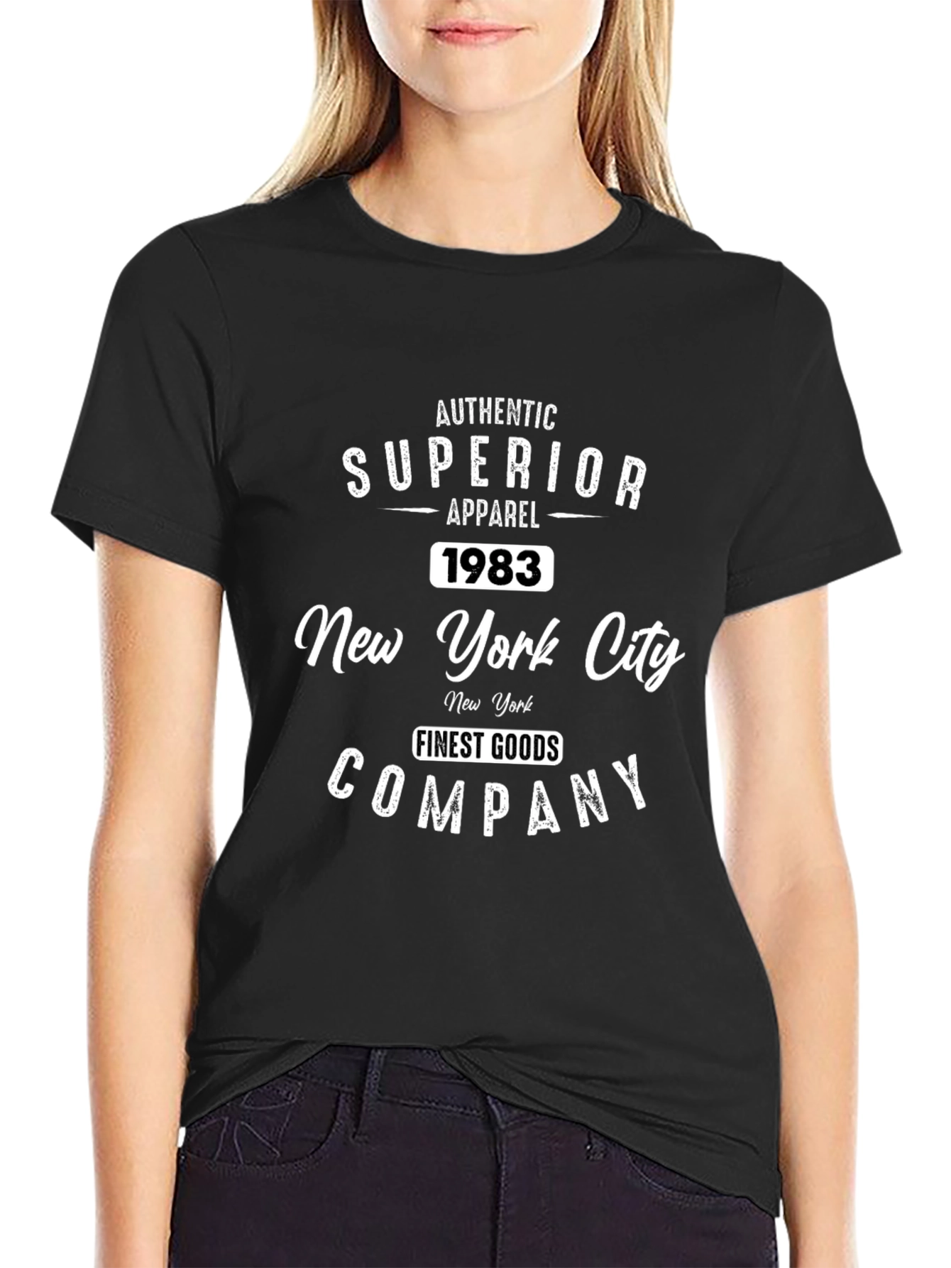 Authentic Superior Apparel 1983 New York City T-Shirt