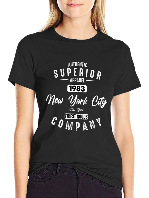 Authentic Superior Apparel 1983 New York City T-Shirt