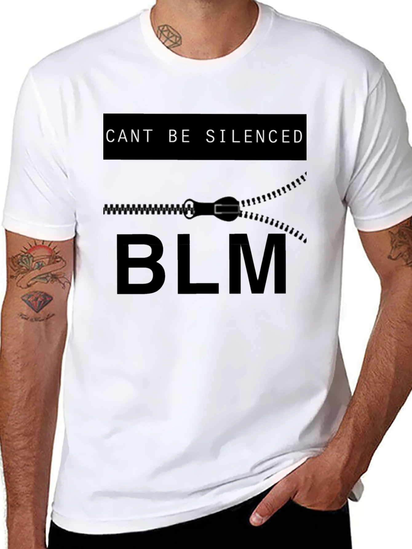 BLM Cant Be Silenced Graphic Tee