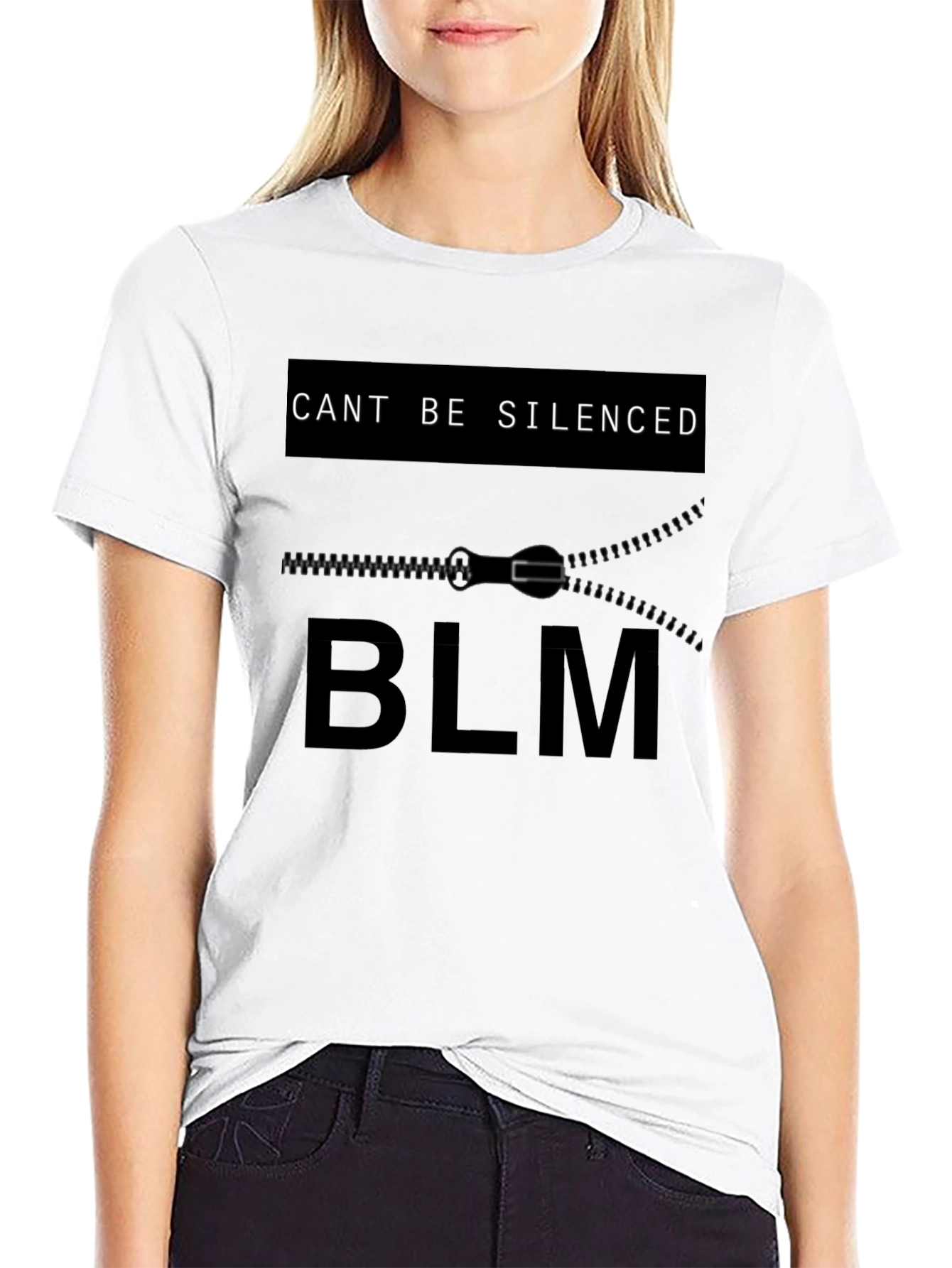BLM Cant Be Silenced Graphic Tee