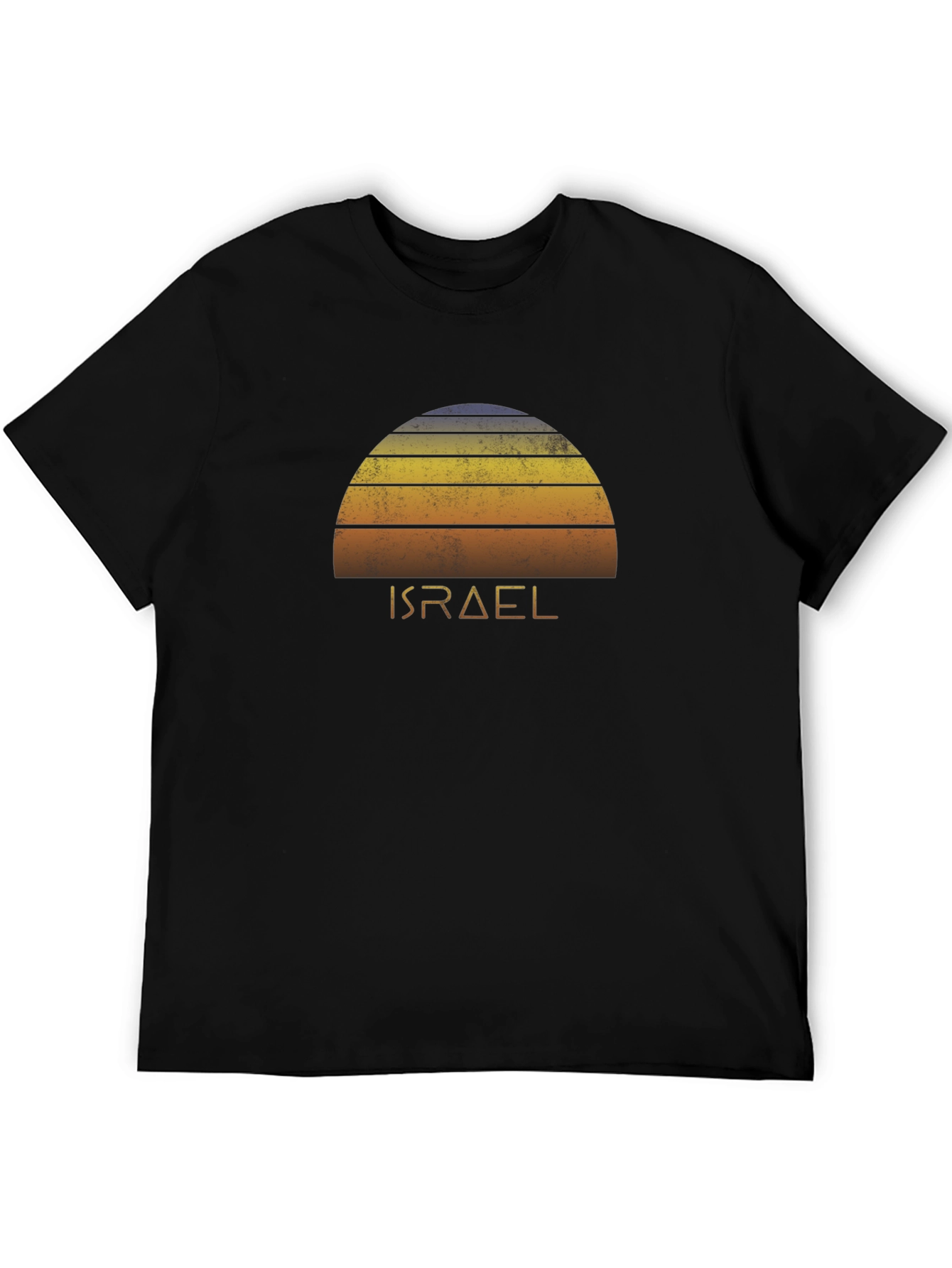 Vintage Israel Sunset Graphic T-Shirt
