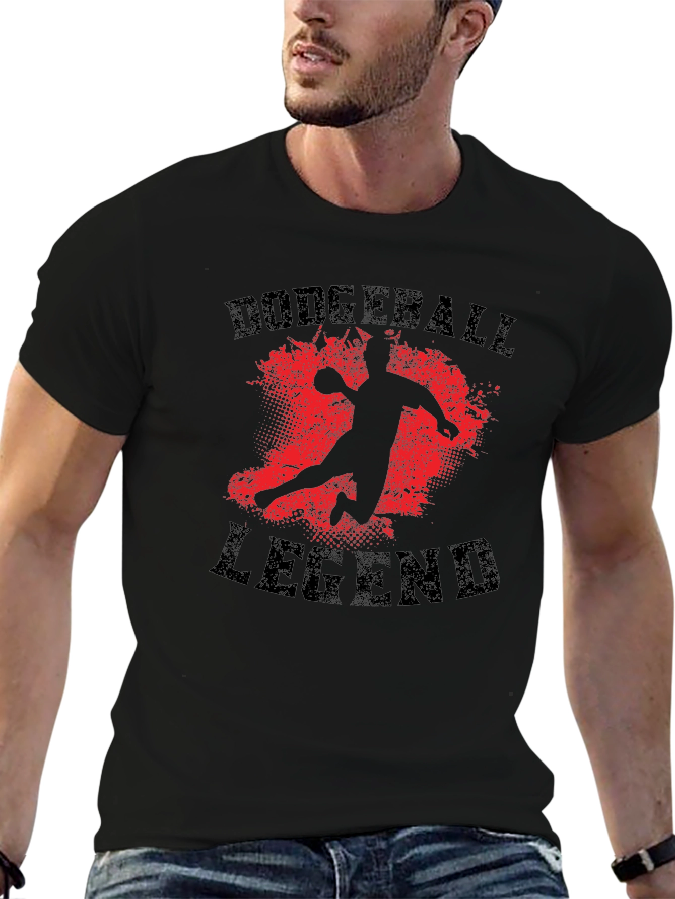 Dodgeball Legend Black T-Shirt