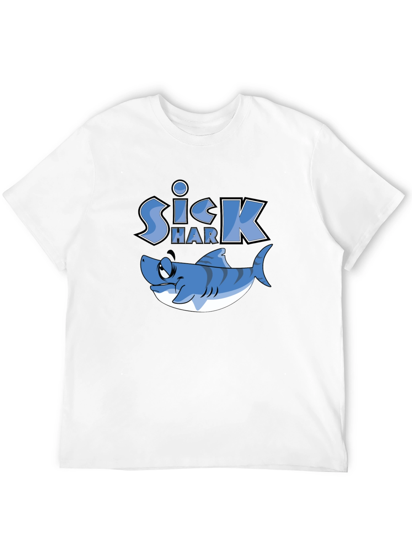 Sick Shark Graphic T-Shirt