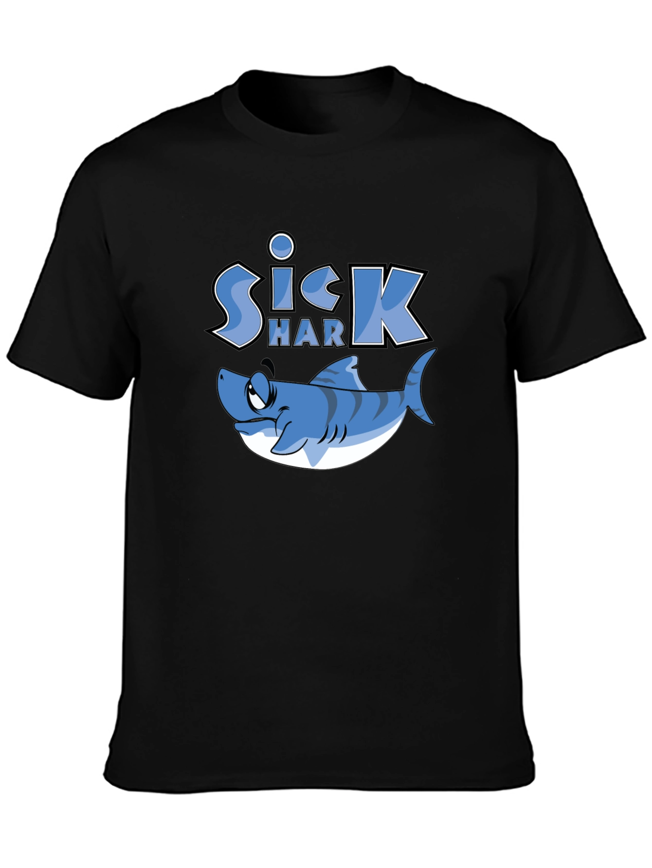 Sick Shark Graphic T-Shirt