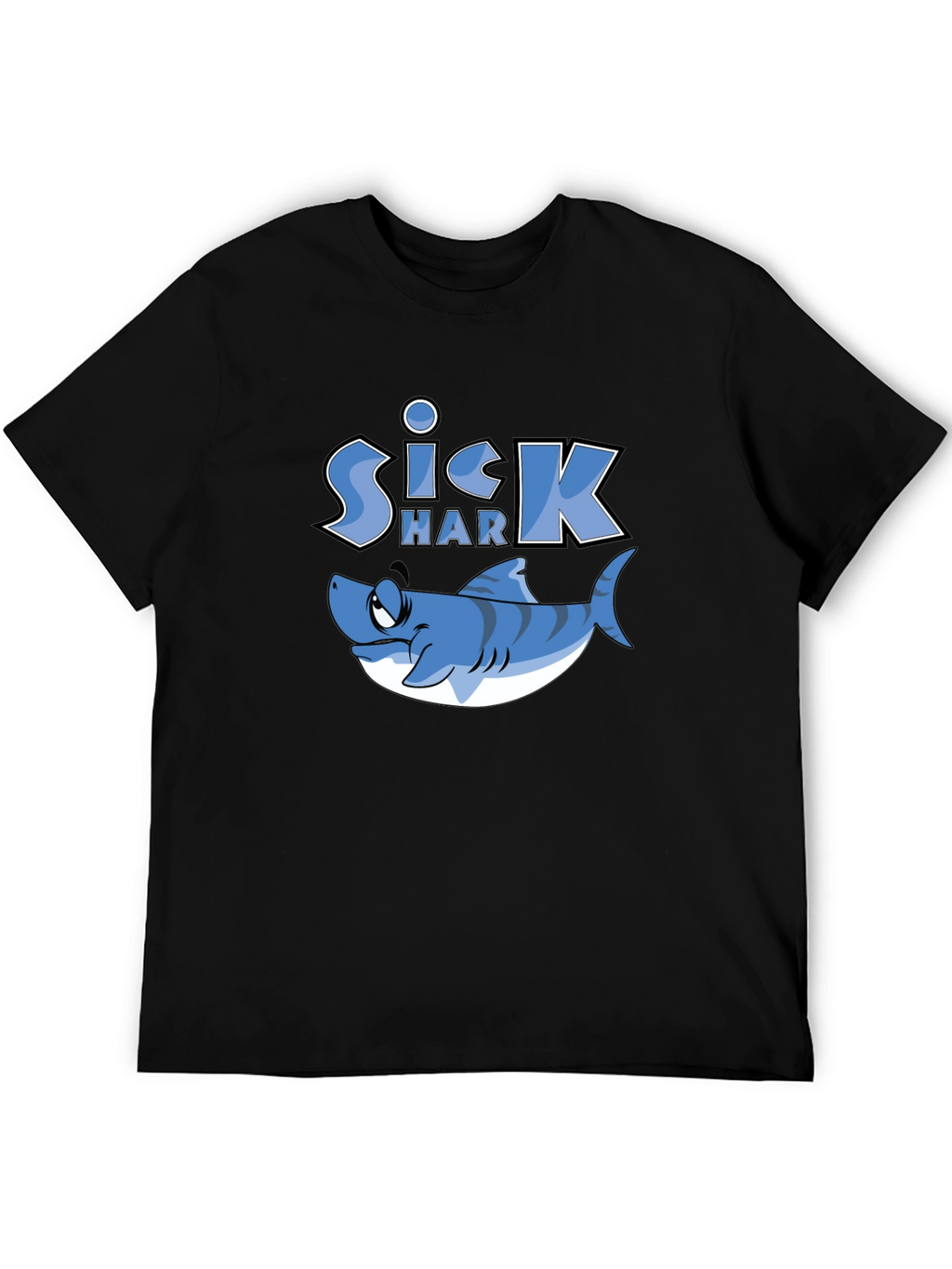 Sick Shark Graphic T-Shirt