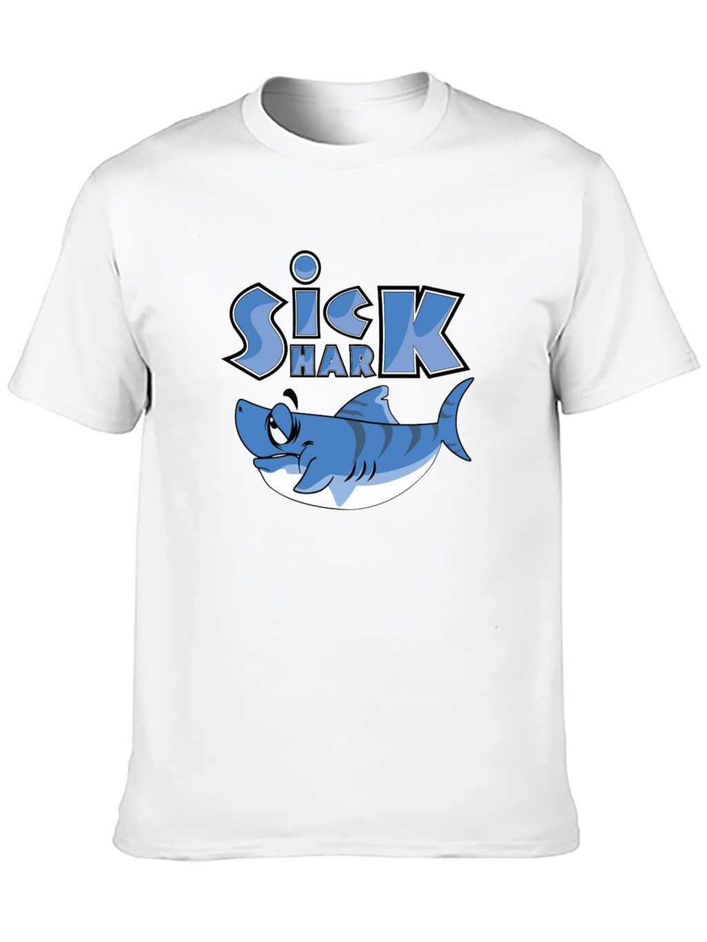 Sick Shark Graphic T-Shirt