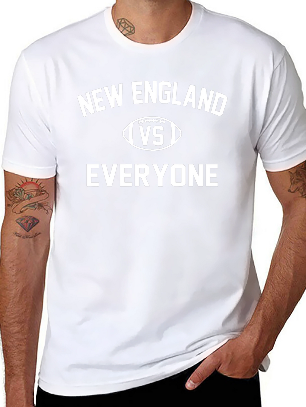 New England vs Everyone Graphic T-Shirt