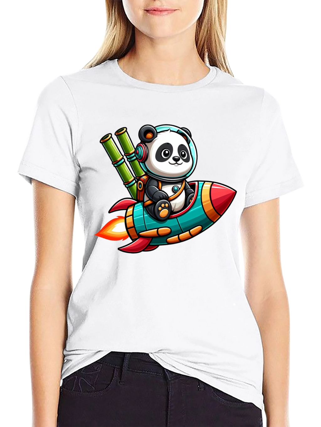 Panda Astronaut T-Shirt - To the Moon!