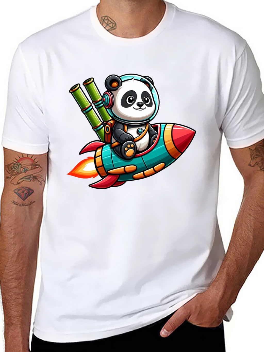 Panda Astronaut T-Shirt - To the Moon!