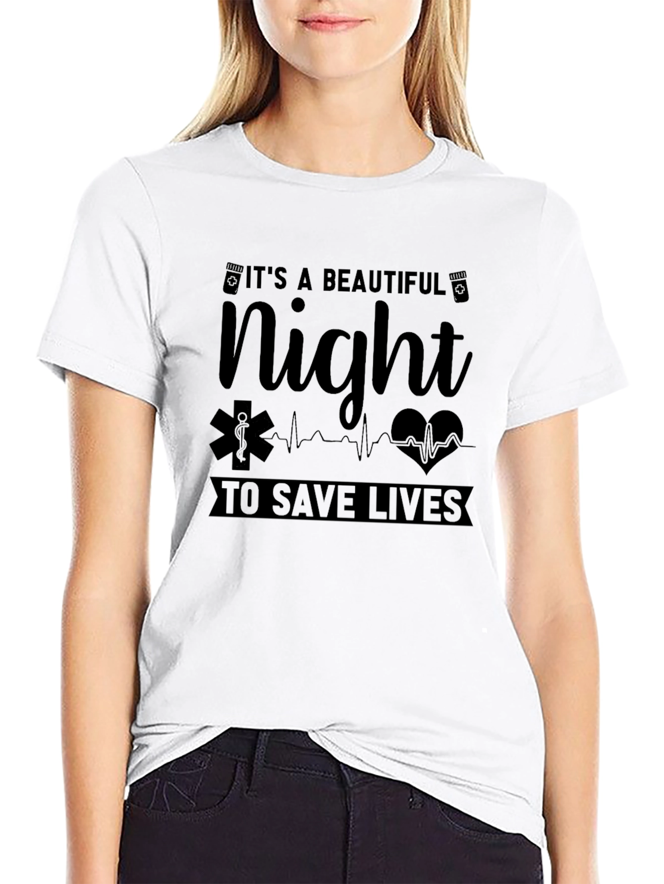 Beautiful Night to Save Lives EMS T-Shirt