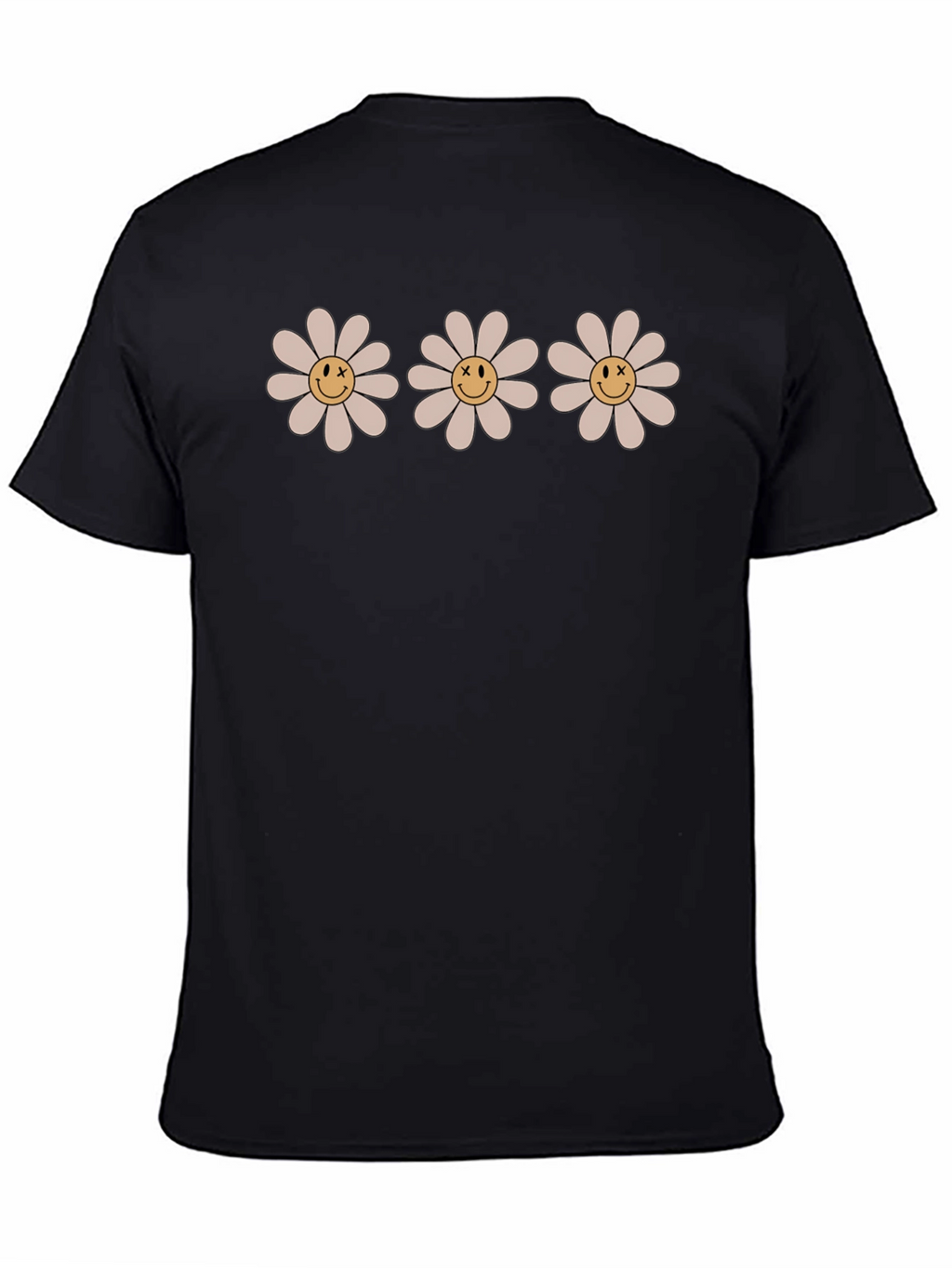Daisy Smile Face T-Shirt - Retro Style