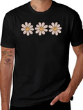 Daisy Smile Face T-Shirt - Retro Style